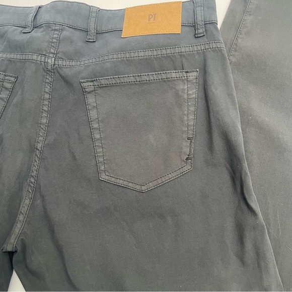 PT TORINO “Jazz” charcoal grey slim khaki pants - Picture 6 of 10